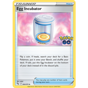 Egg Incubator 66/78 Pokemon TCG Sword & Shield Pokémon GO