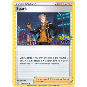 Spark 70/78 Pokemon TCG Sword & Shield Pokémon GO