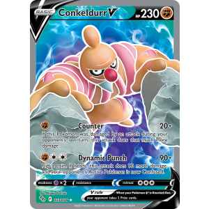 Rare Ultra Conkeldurr V 73/78 Pokemon TCG Sword & Shield Pokémon GO