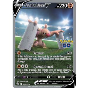 Rare Ultra Conkeldurr V 74/78 Pokemon TCG Sword & Shield Pokémon GO