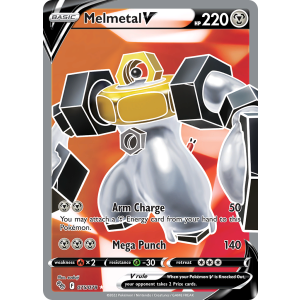 Rare Ultra Melmetal V 75/78 Pokemon TCG Sword & Shield Pokémon GO