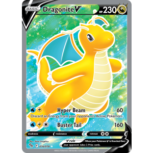 Rare Ultra Dragonite V 76/78 Pokemon TCG Sword & Shield Pokémon GO