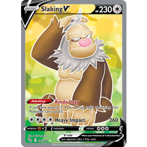 Rare Ultra Slaking V 77/78 Pokemon TCG Sword & Shield Pokémon GO