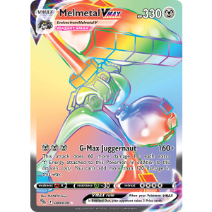 Rare Rainbow Melmetal VMAX 80/78 Pokemon TCG Sword & Shield Pokémon GO