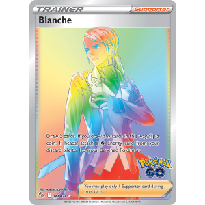 Rare Rainbow Blanche 82/78 Pokemon TCG Sword & Shield Pokémon GO