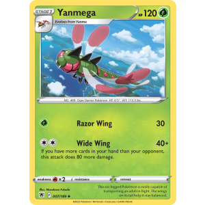 Yanmega 7/189 Pokemon TCG Sword & Shield Astral Radiance