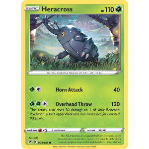 Heracross 8/189 Pokemon TCG Sword & Shield Astral Radiance