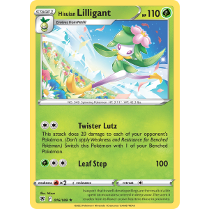 Rare Holo Hisuian Lilligant 16/189 Pokemon TCG Sword & Shield Astral Radiance