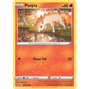 Ponyta 21/189 Pokemon TCG Sword & Shield Astral Radiance