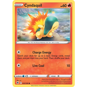 Cyndaquil 23/189 Pokemon TCG Sword & Shield Astral Radiance