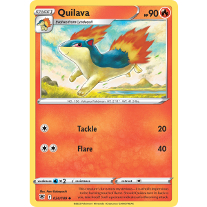 Quilava 24/189 Pokemon TCG Sword & Shield Astral Radiance