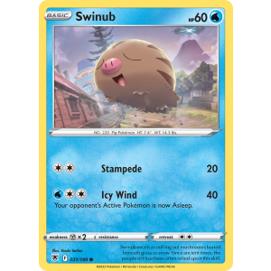 Swinub 31/189 Pokemon TCG Sword & Shield Astral Radiance