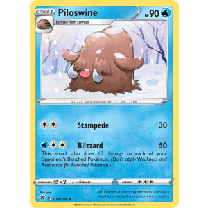 Piloswine 32/189 Pokemon TCG Sword & Shield Astral Radiance