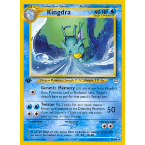 Kingdra 19/64 Pokemon TCG Neo Neo Revelation