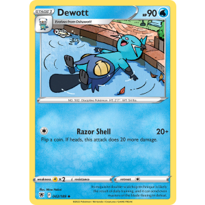 Dewott 42/189 Pokemon TCG Sword & Shield Astral Radiance