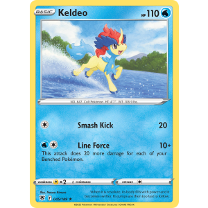 Rare Holo Keldeo 45/189 Pokemon TCG Sword & Shield Astral Radiance