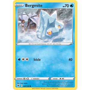 Bergmite 47/189 Pokemon TCG Sword & Shield Astral Radiance