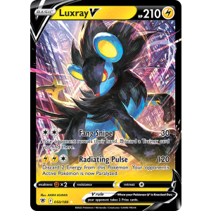 Rare Holo V Luxray V 50/189 Pokemon TCG Sword & Shield Astral Radiance