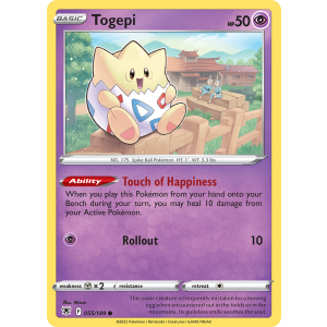 Togepi 55/189 Pokemon TCG Sword & Shield Astral Radiance