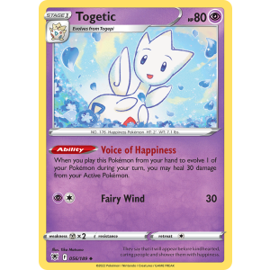 Togetic 56/189 Pokemon TCG Sword & Shield Astral Radiance