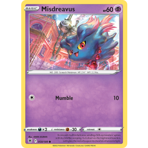 Misdreavus 58/189 Pokemon TCG Sword & Shield Astral Radiance