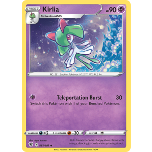 Kirlia 61/189 Pokemon TCG Sword & Shield Astral Radiance