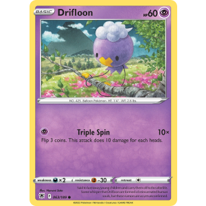 Drifloon 63/189 Pokemon TCG Sword & Shield Astral Radiance