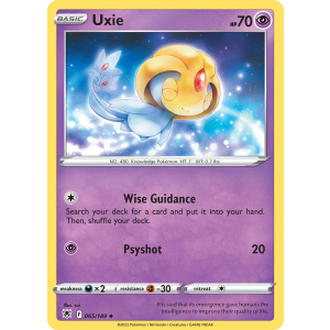 Uxie 65/189 Pokemon TCG Sword & Shield Astral Radiance