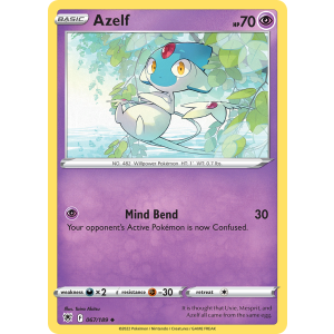 Azelf 67/189 Pokemon TCG Sword & Shield Astral Radiance