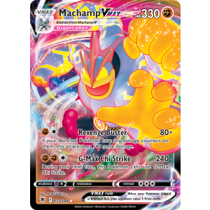 Rare Holo VMAX Machamp VMAX 73/189 Pokemon TCG Sword & Shield Astral Radiance