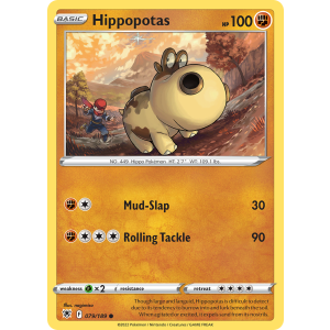 Hippopotas 79/189 Pokemon TCG Sword & Shield Astral Radiance