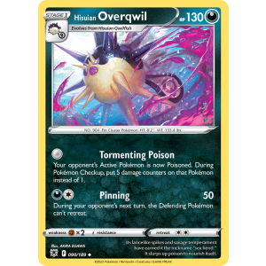 Hisuian Overqwil 90/189 Pokemon TCG Sword & Shield Astral Radiance