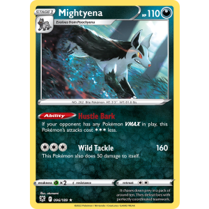 Mightyena 96/189 Pokemon TCG Sword & Shield Astral Radiance