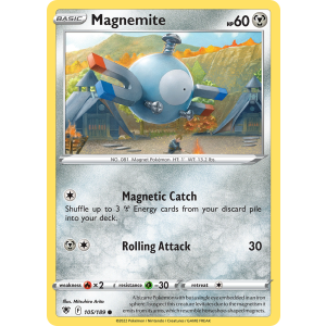 Magnemite 105/189 Pokemon TCG Sword & Shield Astral Radiance