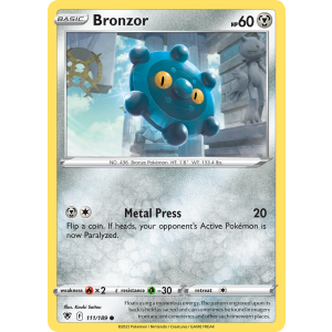 Bronzor 111/189 Pokemon TCG Sword & Shield Astral Radiance