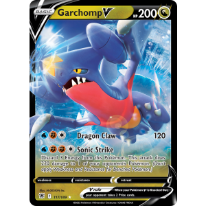 Rare Holo V Garchomp V 117/189 Pokemon TCG Sword & Shield Astral Radiance