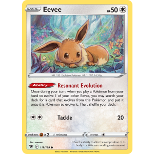 Eevee 119/189 Pokemon TCG Sword & Shield Astral Radiance