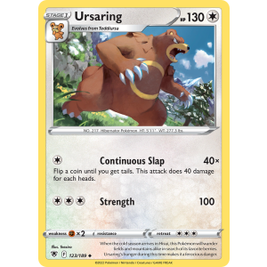 Ursaring 123/189 Pokemon TCG Sword & Shield Astral Radiance