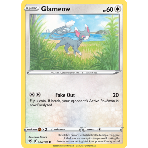 Glameow 127/189 Pokemon TCG Sword & Shield Astral Radiance