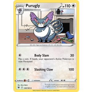 Purugly 128/189 Pokemon TCG Sword & Shield Astral Radiance