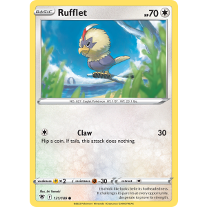 Rufflet 131/189 Pokemon TCG Sword & Shield Astral Radiance