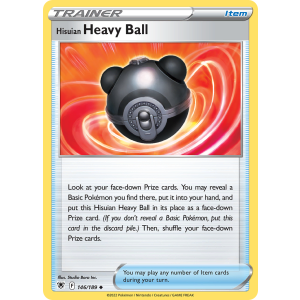 Hisuian Heavy Ball 146/189 Pokemon TCG Sword & Shield Astral Radiance