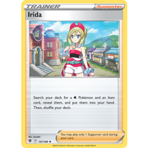 Rare Holo Irida 147/189 Pokemon TCG Sword & Shield Astral Radiance