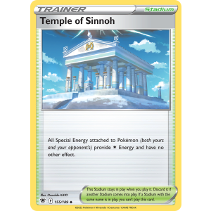 Temple of Sinnoh 155/189 Pokemon TCG Sword & Shield Astral Radiance