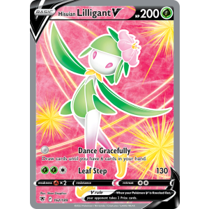 Rare Ultra Hisuian Lilligant V 162/189 Pokemon TCG Sword & Shield Astral Radiance