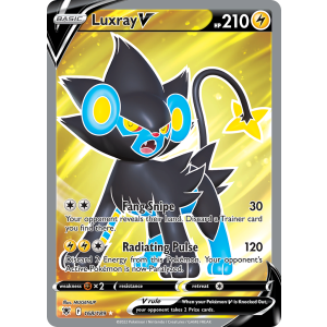 Rare Ultra Luxray V 168/189 Pokemon TCG Sword & Shield Astral Radiance