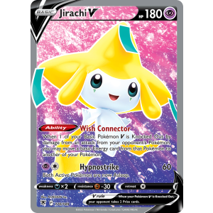 Rare Ultra Jirachi V 170/189 Pokemon TCG Sword & Shield Astral Radiance