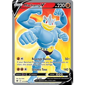 Rare Ultra Machamp V 171/189 Pokemon TCG Sword & Shield Astral Radiance