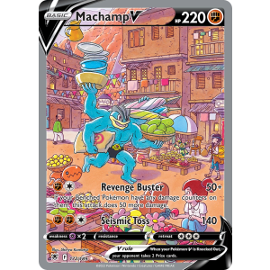 Rare Ultra Machamp V 172/189 Pokemon TCG Sword & Shield Astral Radiance