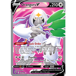 Rare Ultra Oranguru V 179/189 Pokemon TCG Sword & Shield Astral Radiance